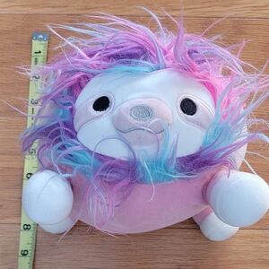 Squishmallow Hug Mees Rainbow Sloth RAYEN Plush Stuffed Animal 8”